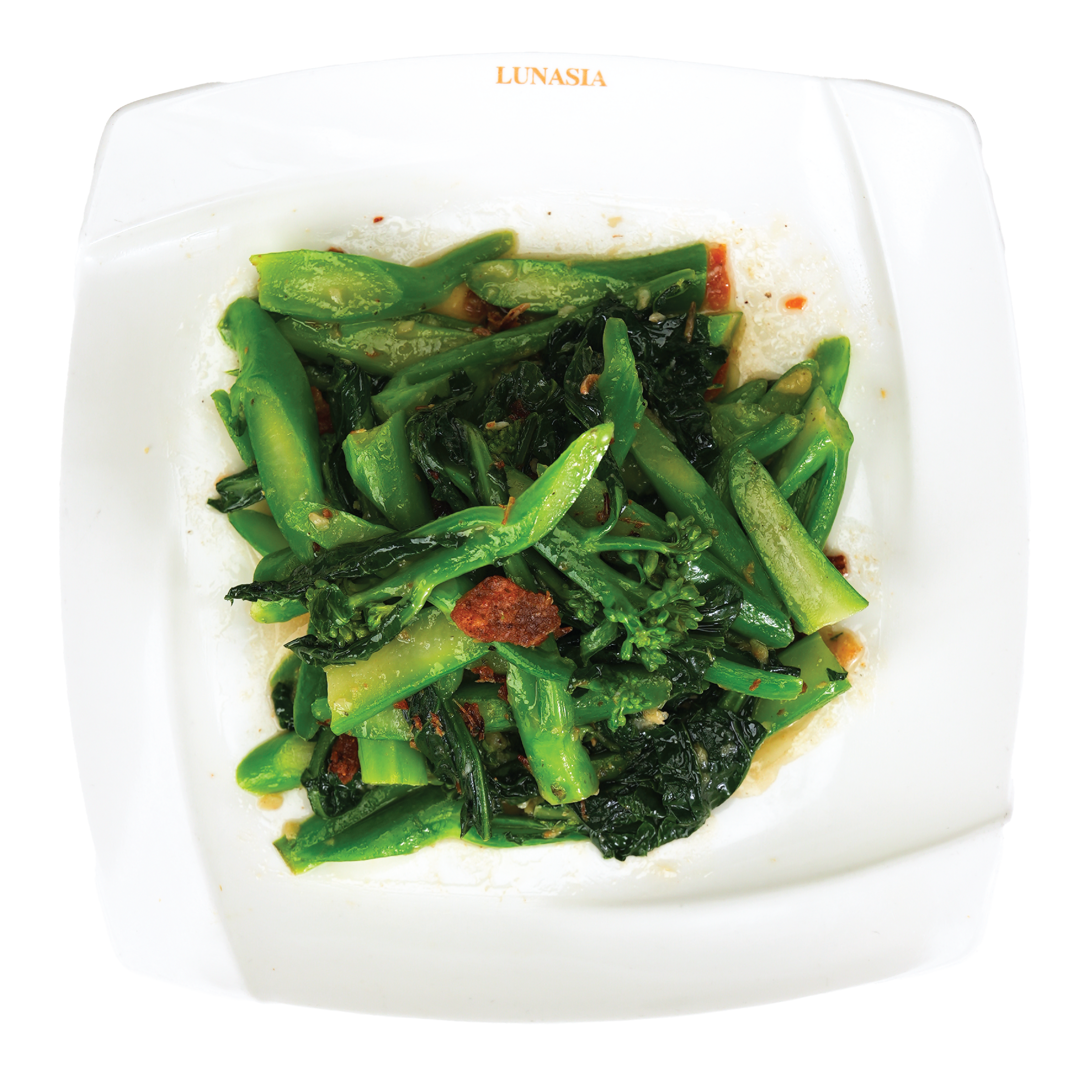 Chinese Broccoli and Dried Fish Stir Fry