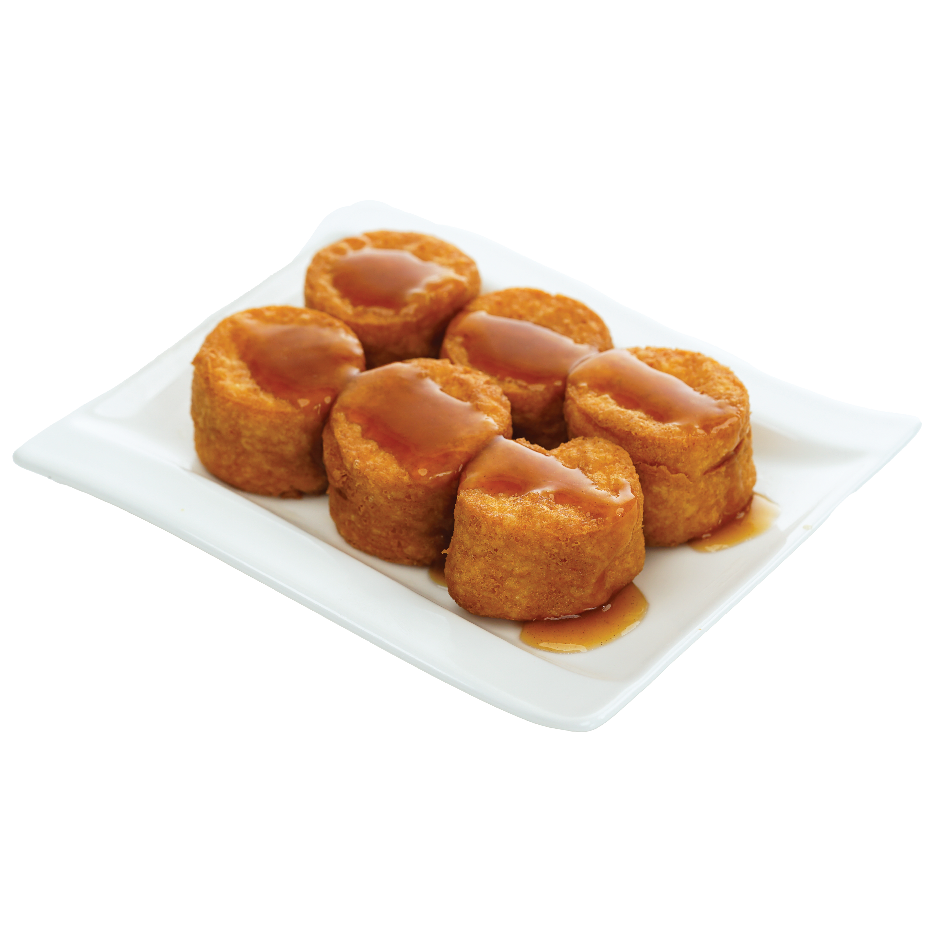 Deep Fried Tofu with Abalone Sauce