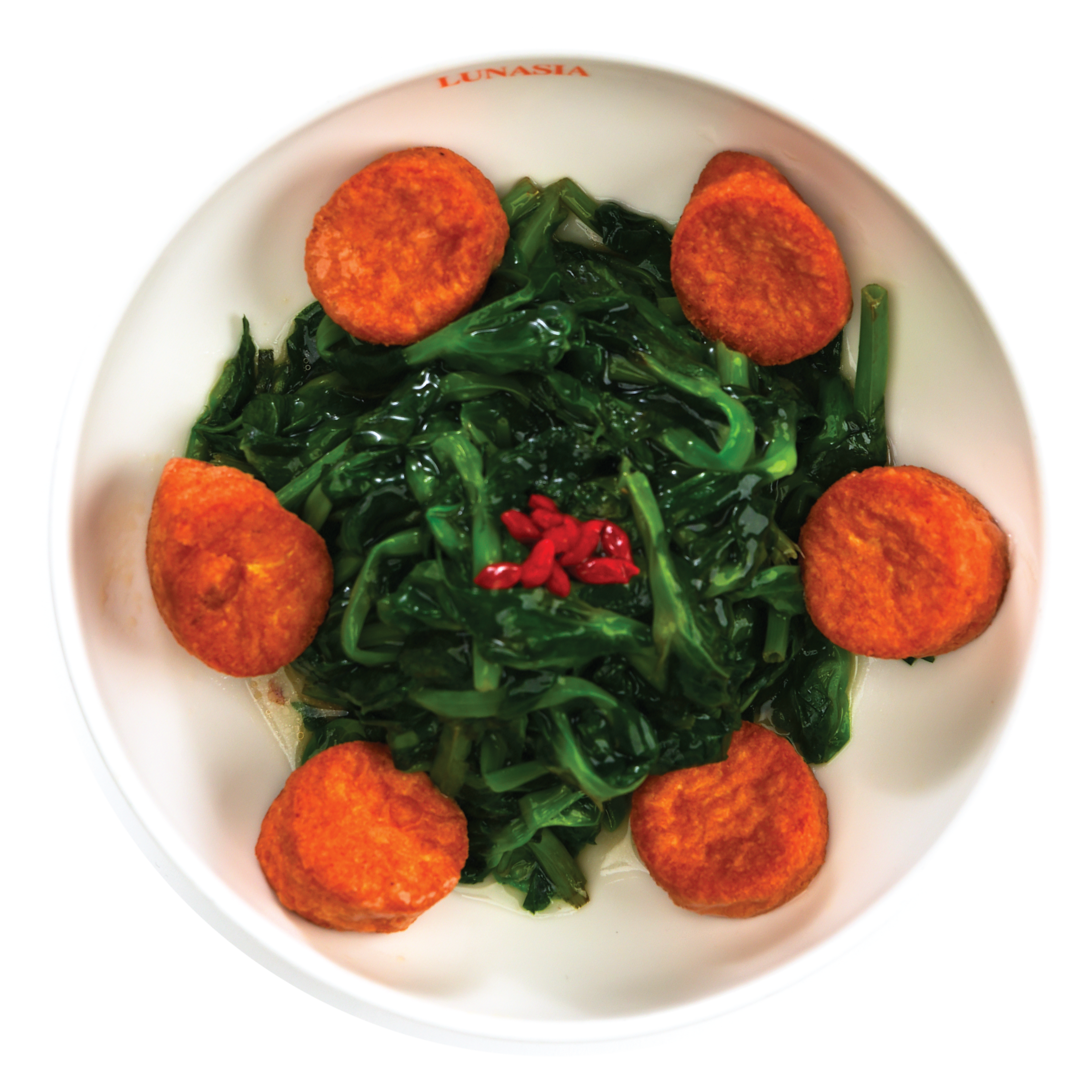 Stir Fried Pea Shoots and Egg Tofu