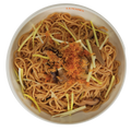 Braised E-Fu Noodles with Dried Scallops