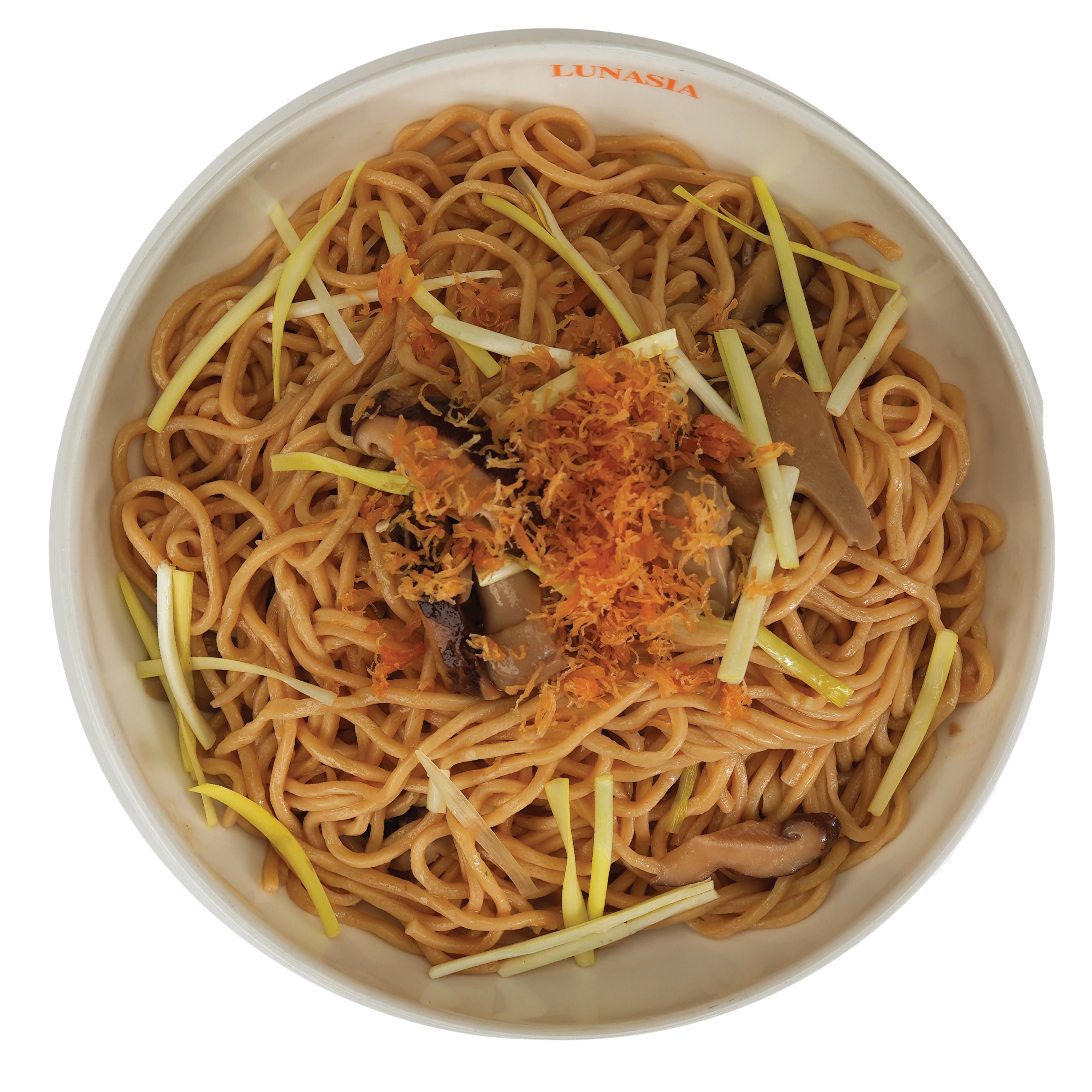 Braised E-Fu Noodles with Dried Scallops